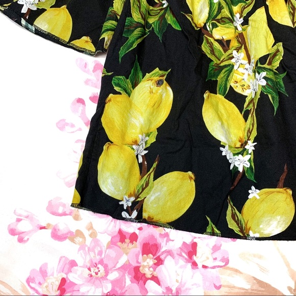 Medium Lemon Print Top Off the shoulders - Picture 6 of 8